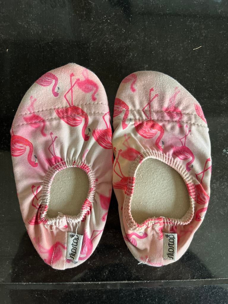 Slipstop waterschoentjes/antislipsokjes flamingo maat 21, Ophalen of Verzenden, Gebruikt, Meisje, Schoentjes