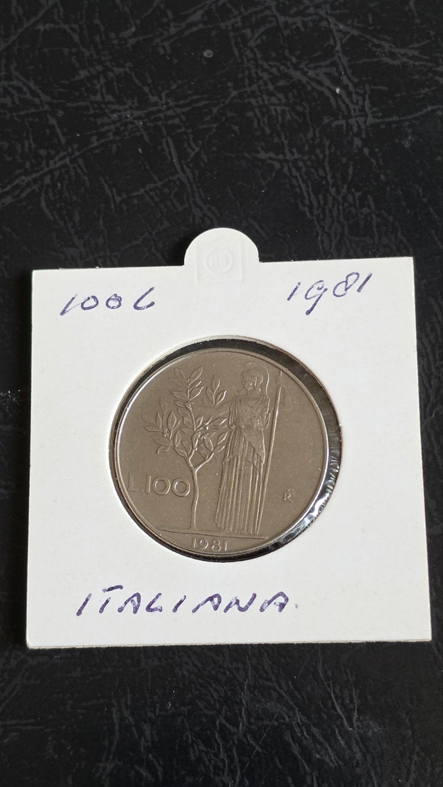 Italiaanse 100 Lire munt 1981, Postzegels en Munten, Ophalen of Verzenden, Italië, Losse munt