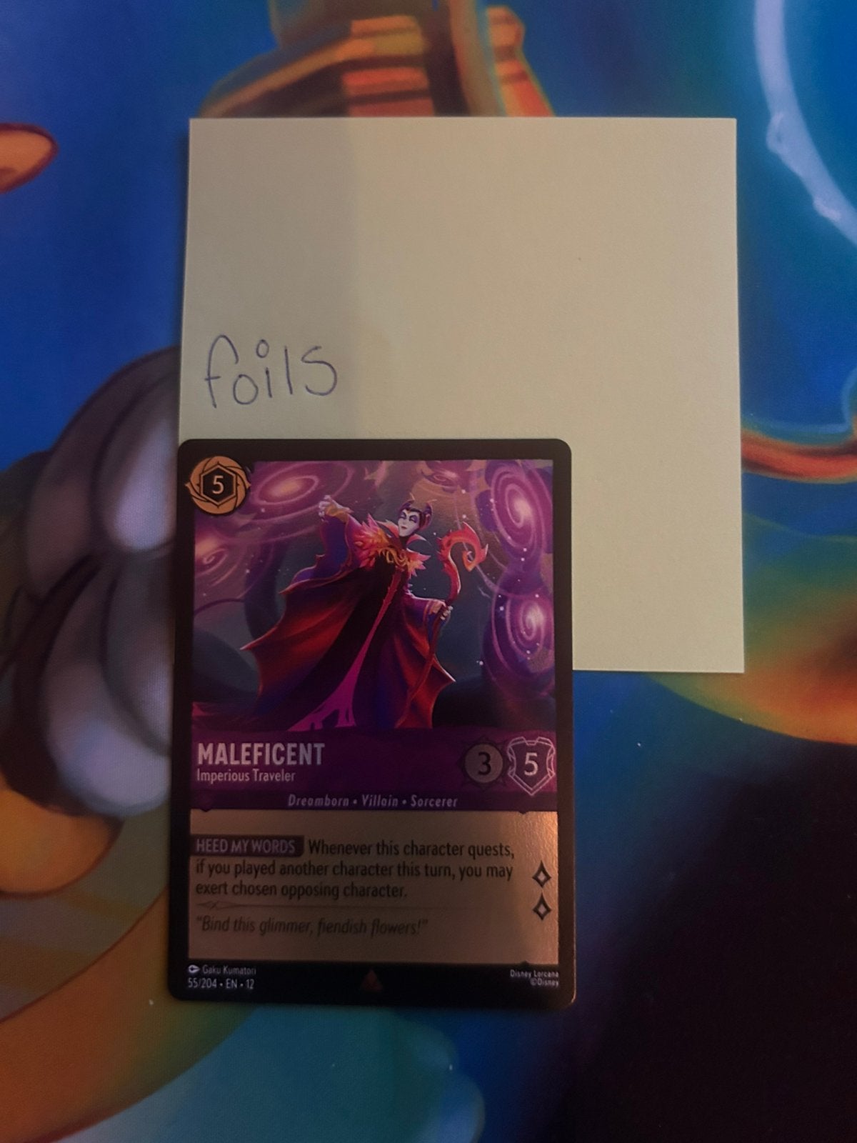 Maleficent imperious traveler foil, Ophalen of Verzenden, Nieuw, Foil
