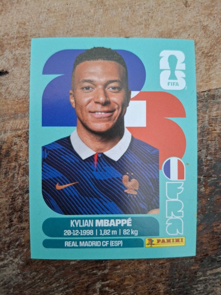 Panini WK 2026 Mbappe Fra20, Ophalen of Verzenden, Nieuw, Buitenlandse clubs, Poster, Plaatje of Sticker