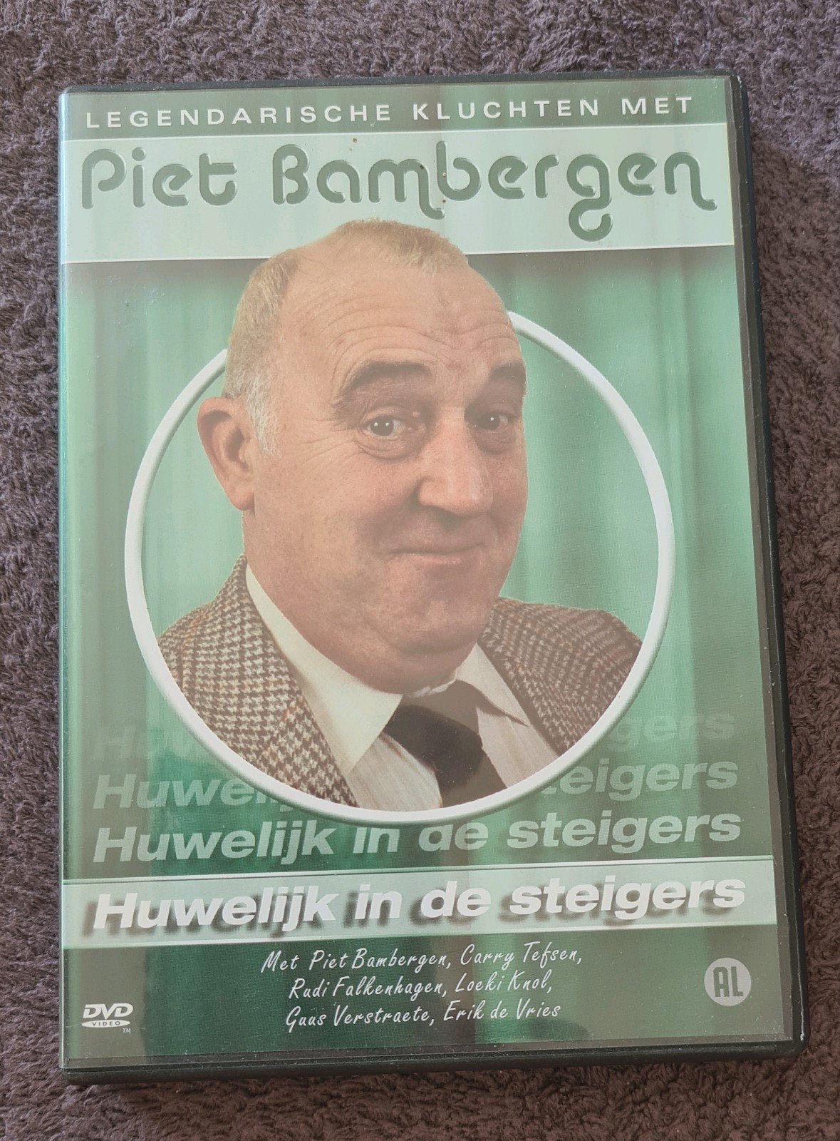 Huwelijk in de steigers DVD Piet Bambergen, Alle leeftijden, Ophalen of Verzenden, Zo goed als nieuw, Stand-up of Theatershow
