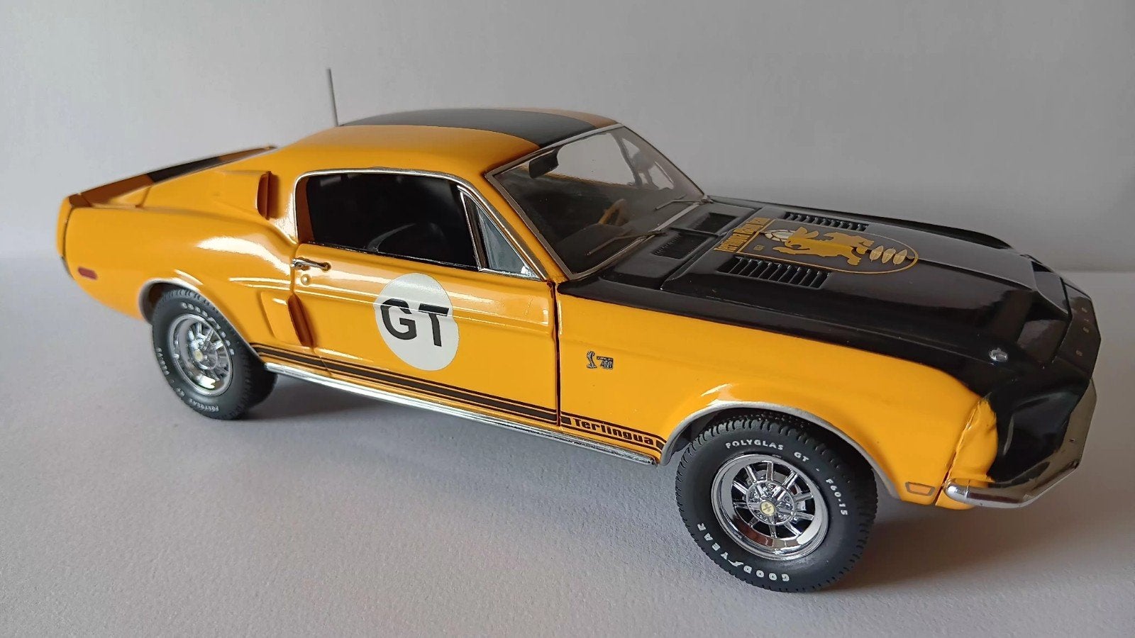 Franklin Mint 1968 Shelby Terlingua Racing team Ford Mustang, Ophalen of Verzenden, Nieuw, Overige merken
