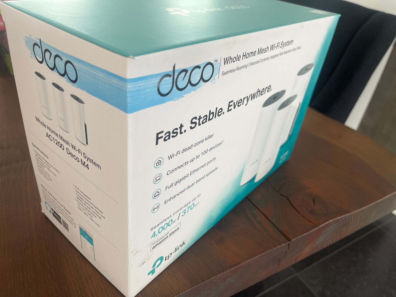 Wifi versterker TP-Link Deco M4 AC1200 Whole Home Mesh, Ophalen of Verzenden, Nieuw