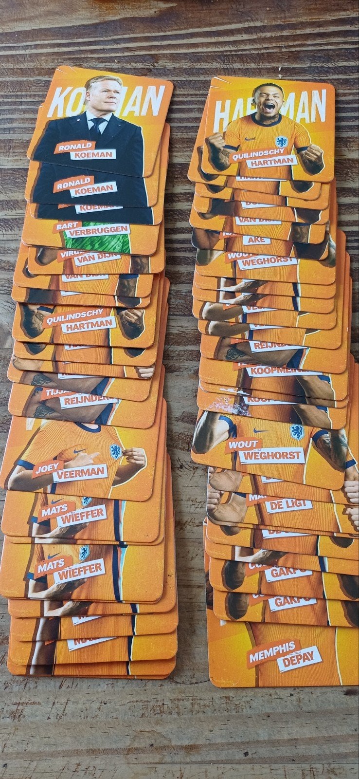 Albert Heijn oranje spelerskaart voetbal EK 2024, Verzamelen, Ophalen of Verzenden