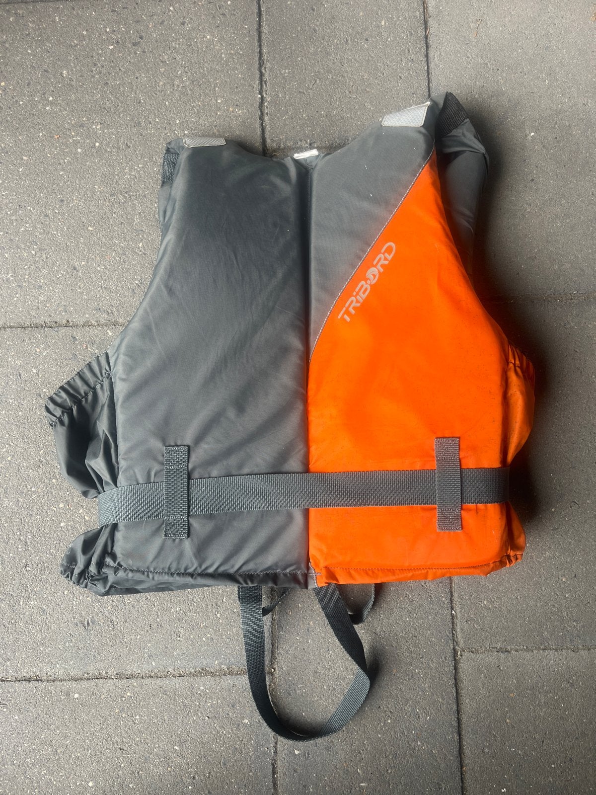 Tribord Reddingsvest / Zwemvest - Oranje/Grijs, Ophalen of Verzenden, Gebruikt, Dame of Heer, Reddingsvest of Zwemvest