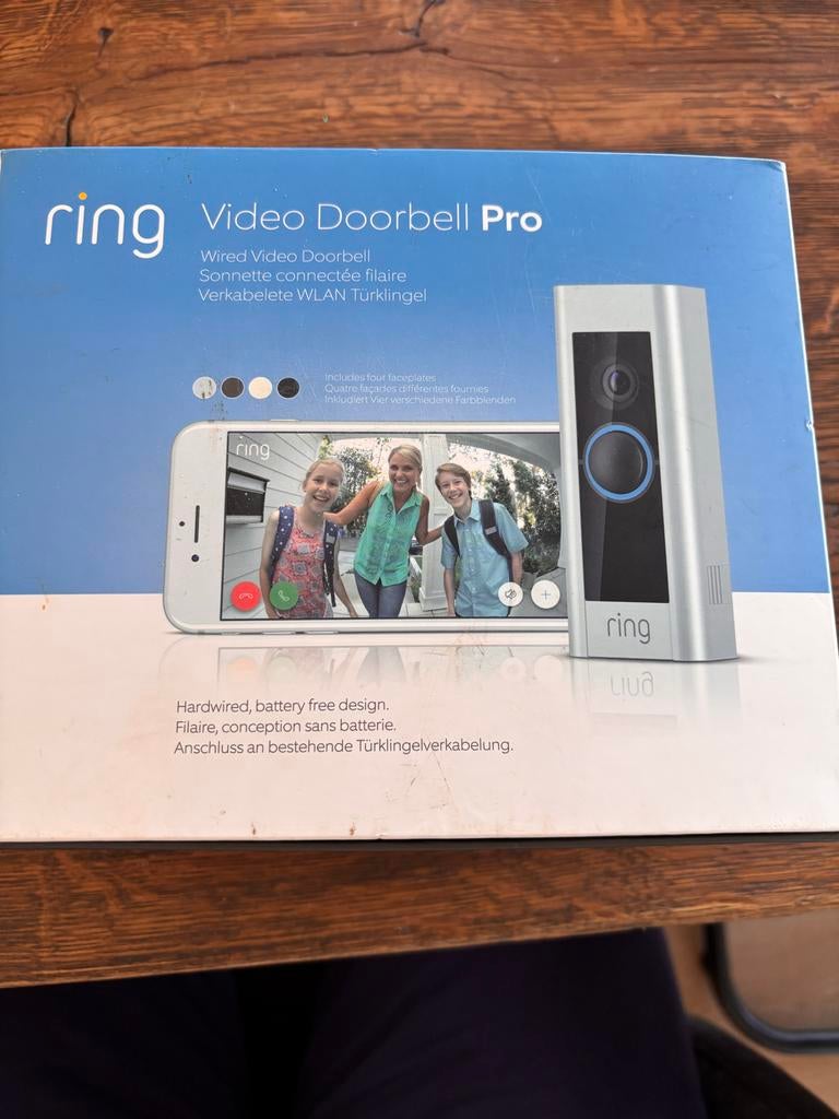 Ring Video Doorbell Pro - Slimme Videodeurbel, Huis en Inrichting, Deurbellen, Ophalen of Verzenden, Bewegingsdetectiesensor, Zo goed als nieuw