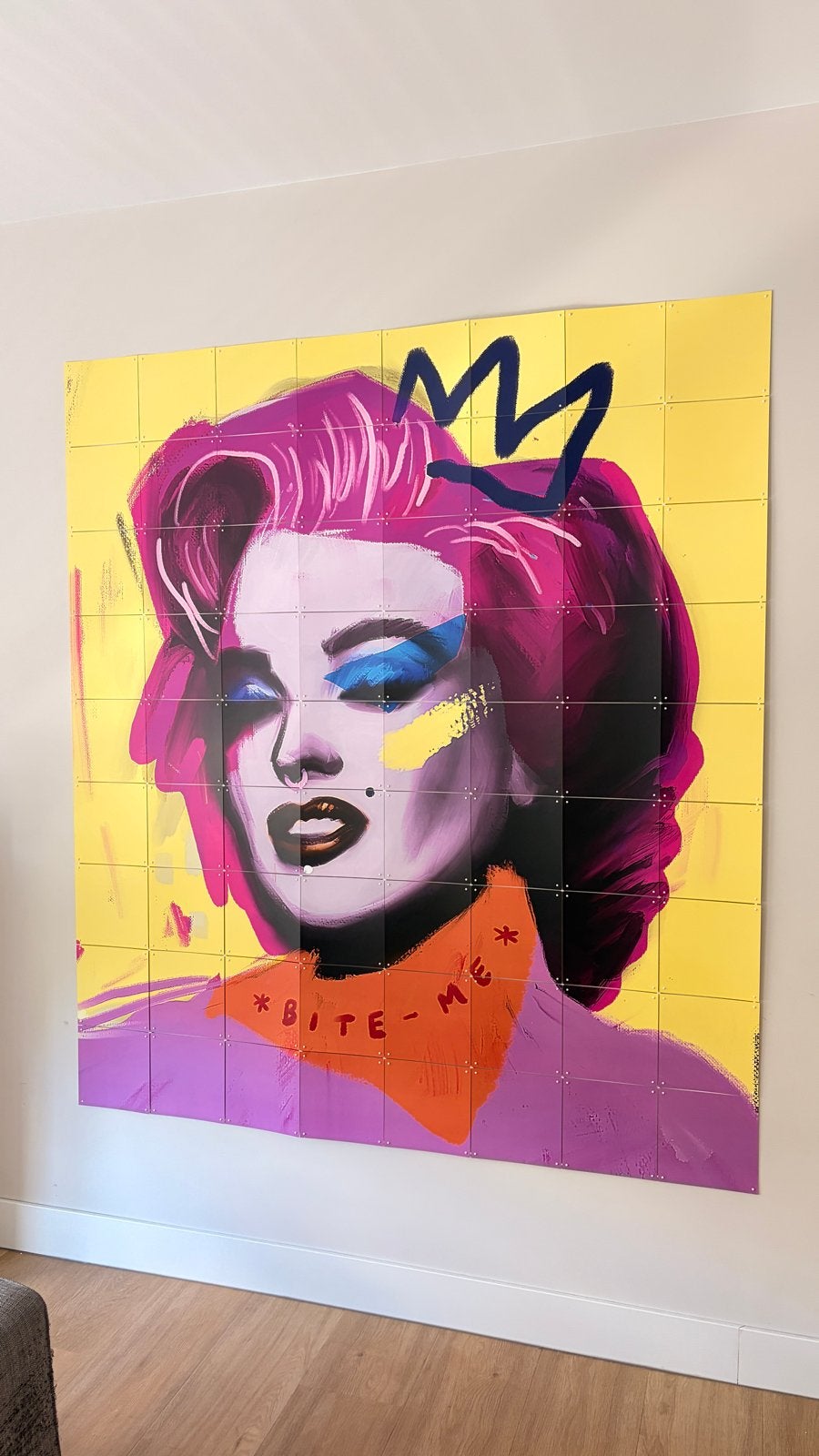 Moderne IXXI - Pop Art Marilyn Monroe  - 180x160cm, Ophalen of Verzenden, Nieuw, Minder dan 50 cm, Schilderij