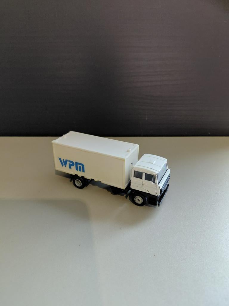 Efsi Toys 1/87 vrachtwagen WPM reclame Heerlen, Hobby en Vrije tijd, Modelauto's | 1:87, Ophalen of Verzenden, Bus of Vrachtwagen