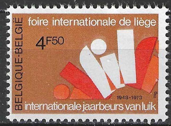 Belgie 1973 - Yvert 1664/OBP 1672 - Jaarbeurs van Luik (PF), Postzegels en Munten, Verzenden, Postfris