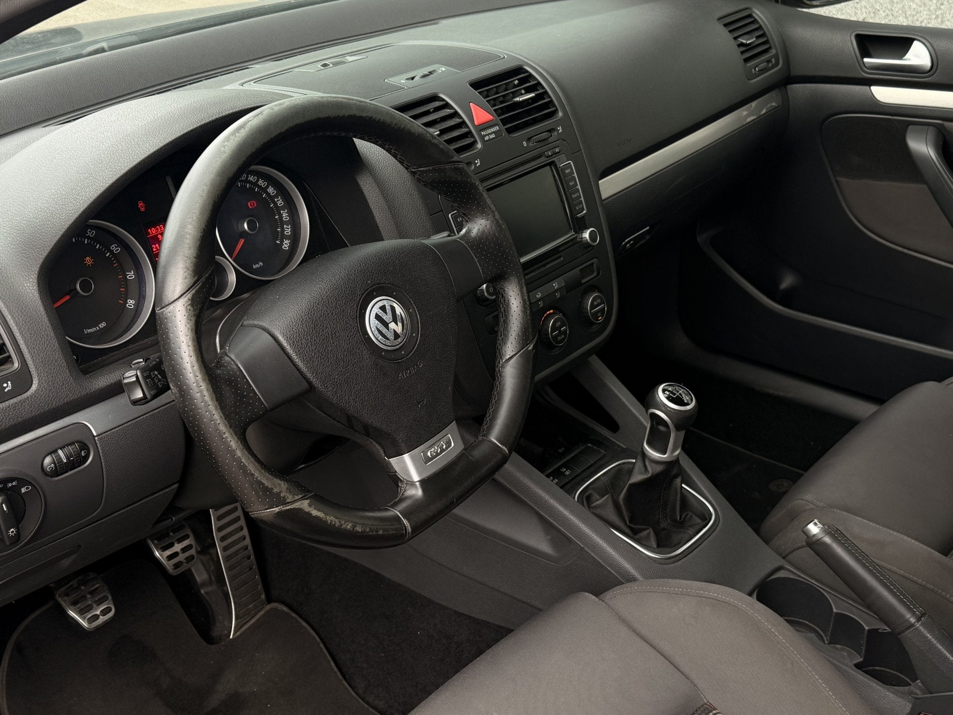 Volkswagen Golf 2.0 TFSI GTI | 18 inch BBS | Navi | 200 PK |, Stof, Gebruikt, 4 cilinders, Zwart