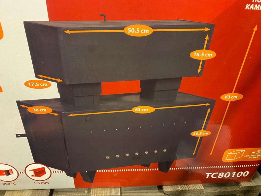 Houtkachel voor in tuin, Tuin en Terras, Tuinhaarden, Ophalen, Nieuw