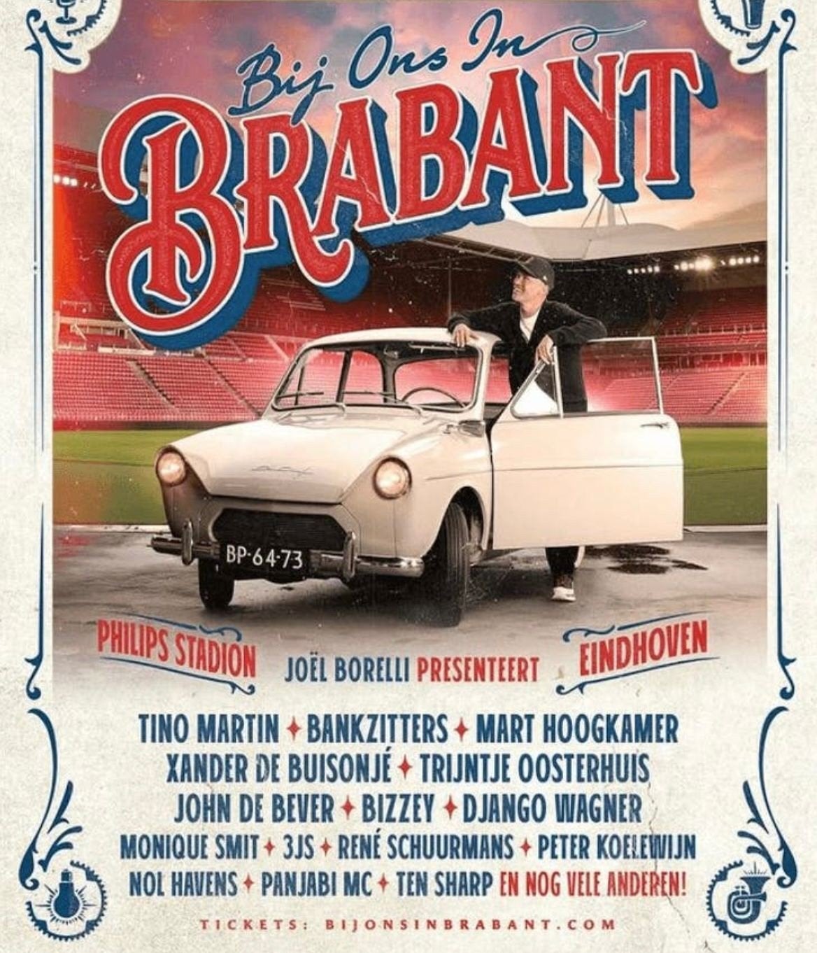 2 kaartjes: Zitplaatsen bij ons in Brabant vrijdag 26 juni., Twee personen, Juni, Levenslied