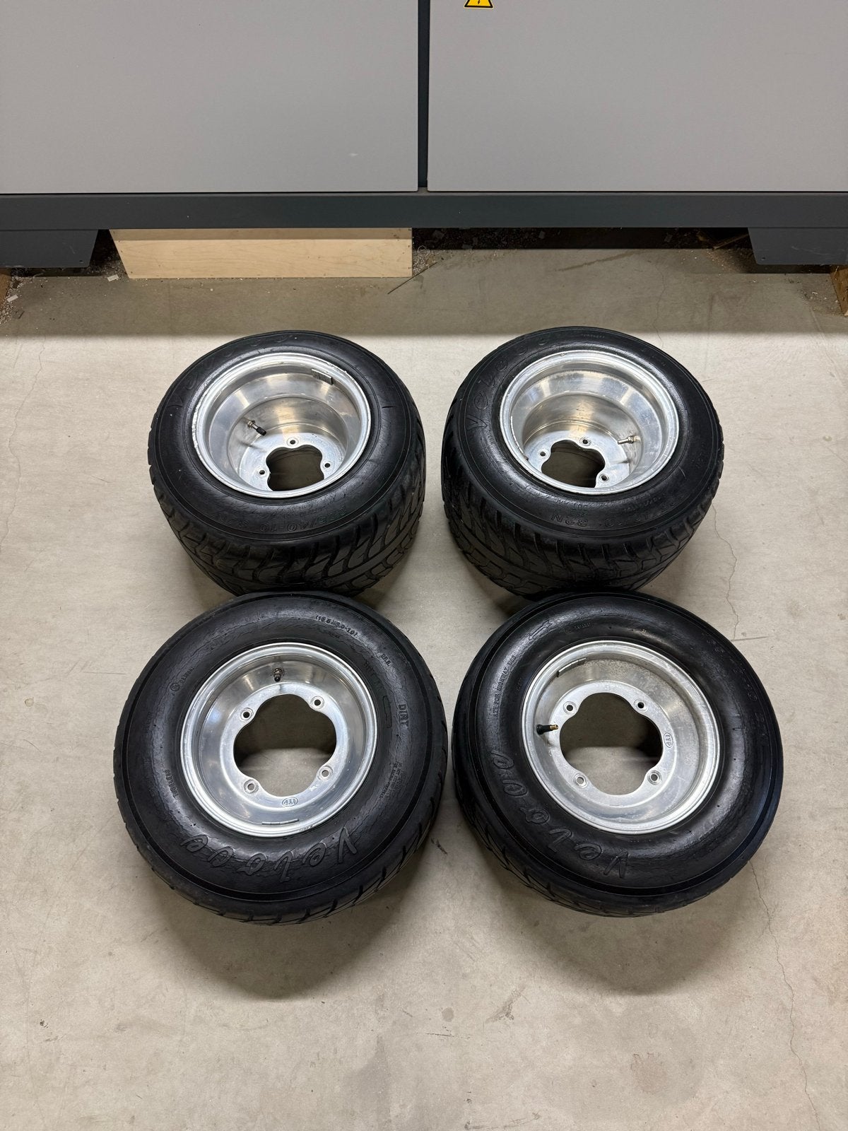 Chrome velgenset met straatbanden voor Yamaha Banshee/Raptor, Ophalen of Verzenden, Gebruikt