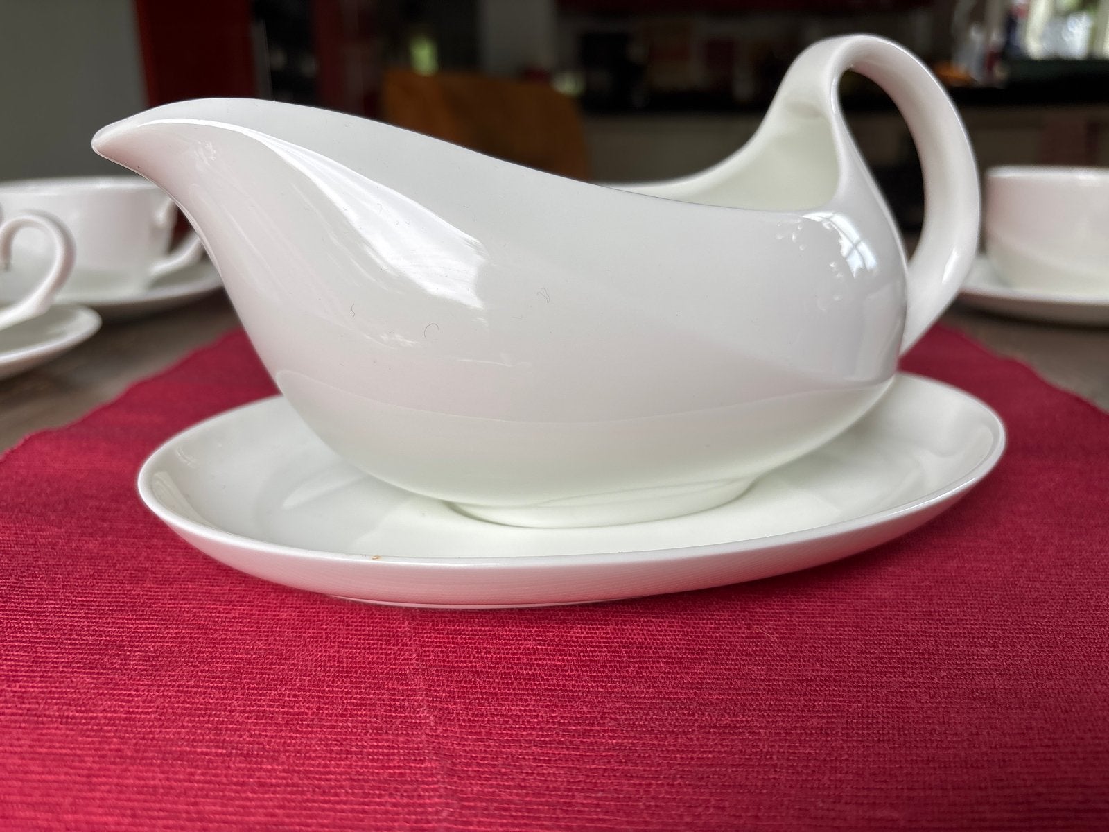 Wedgwood Shape 225 Sauskom met Schotel - Zo goed als nieuw, Overige typen, Ophalen of Verzenden, Zo goed als nieuw, Wedgwood