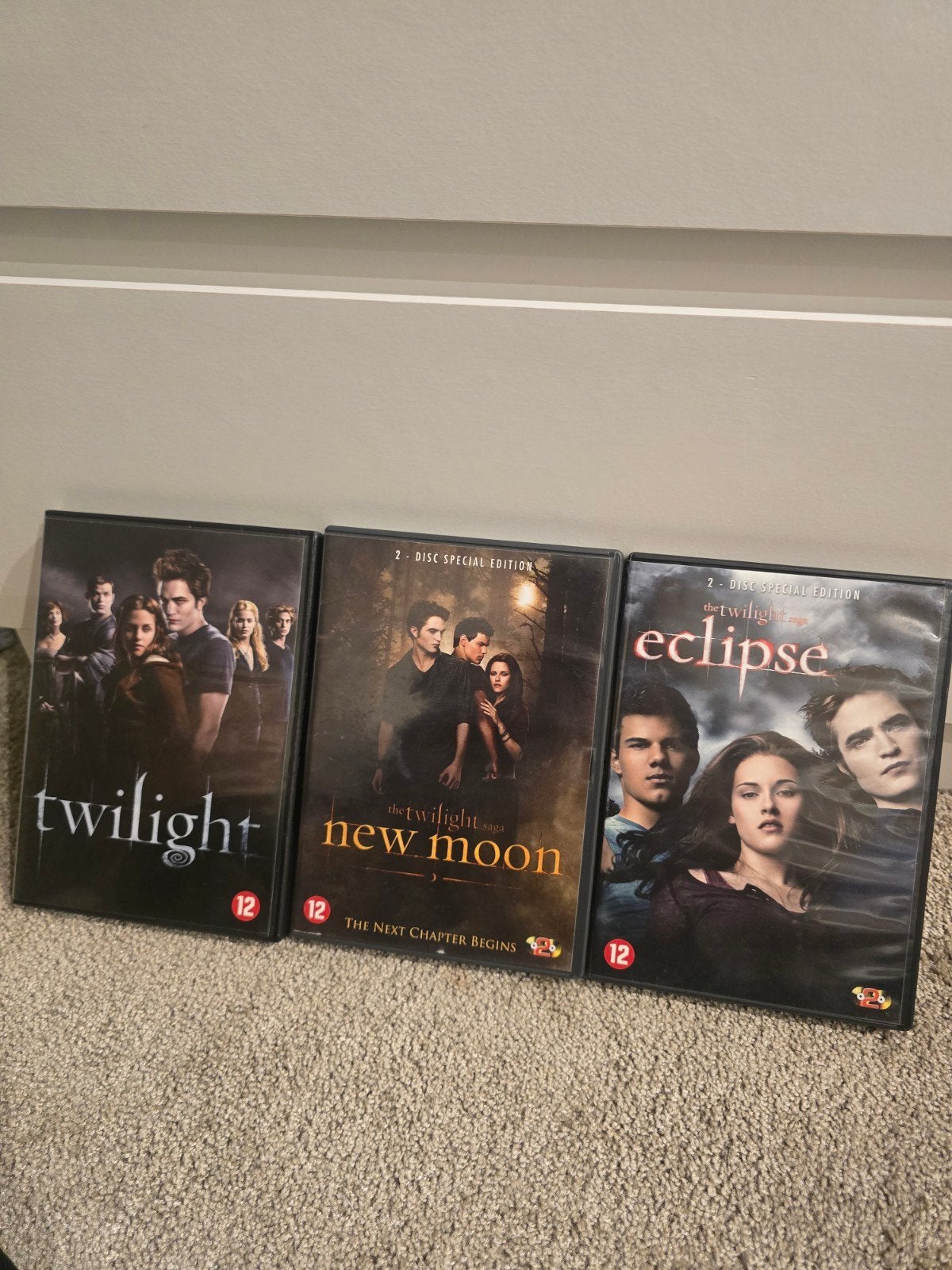 Twilight Saga DVD Boxset - Deel 1, 2 en 3, Nederlands, Fantasy, Ophalen of Verzenden, Inclusief doosje