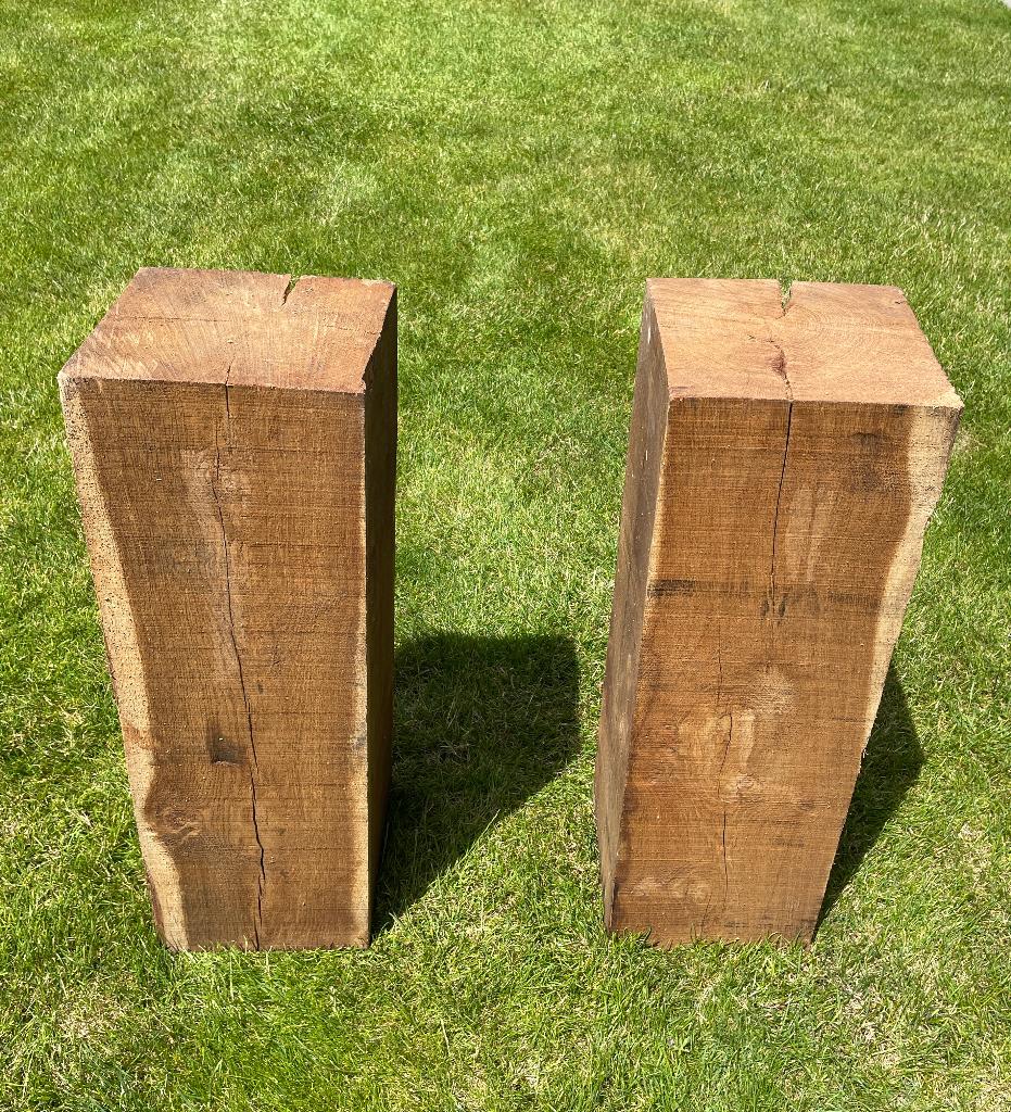 Houten pilaren  - zuilen, Huis en Inrichting, Woonaccessoires | Zuilen en Pilaren, Ophalen, Nieuw
