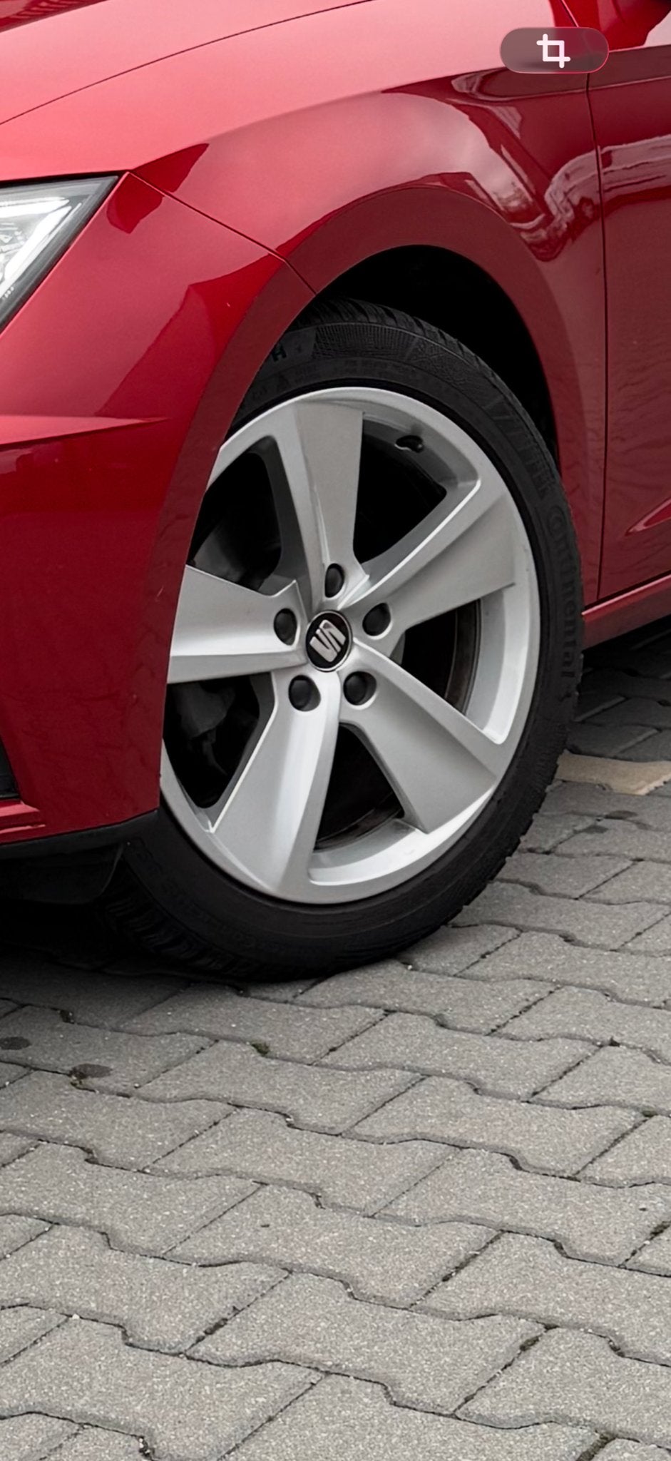 Seat Leon Continental Winterbanden 225/45/17 5x112, Auto-onderdelen, Gebruikt, Ophalen of Verzenden, Seat, Voor