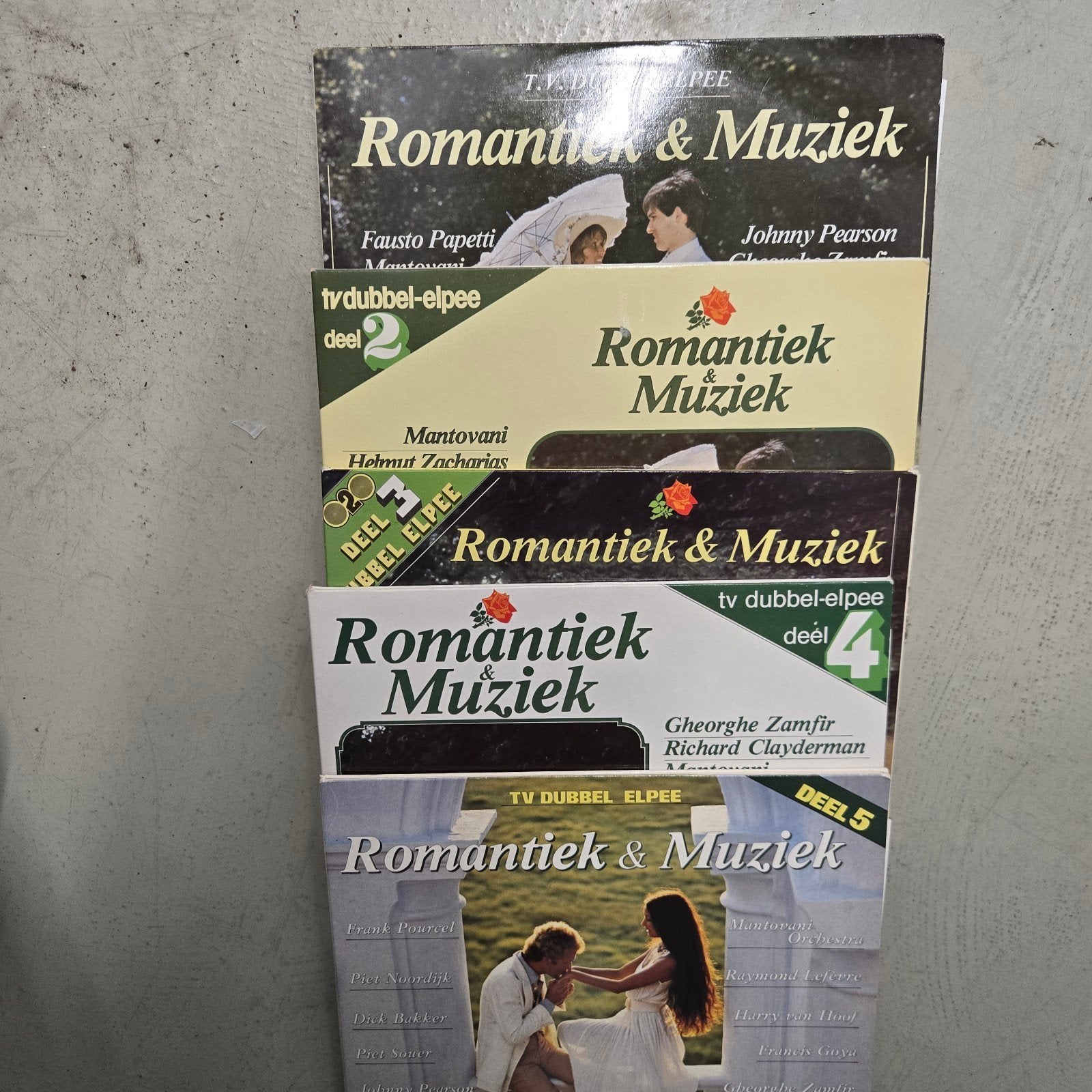 Romantiek & Muziek TV Dubbel-Elpee Collectie (Deel 1-5), Ophalen of Verzenden, Gebruikt, Overige genres