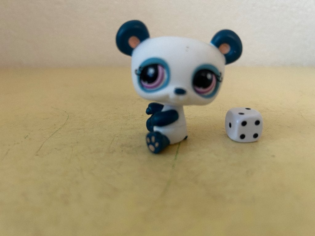 Originele Littlest Pet Shop Panda #1021 (LPS Hasbro), Ophalen of Verzenden, Gebruikt