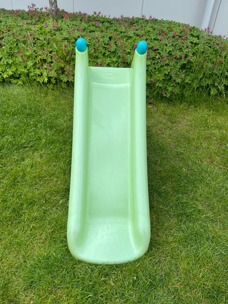 Smoby Glijbaan - Groen/Blauw, Kinderen en Baby's, Speelgoed | Buiten | Speeltoestellen, Gebruikt, Glijbaan, Ophalen