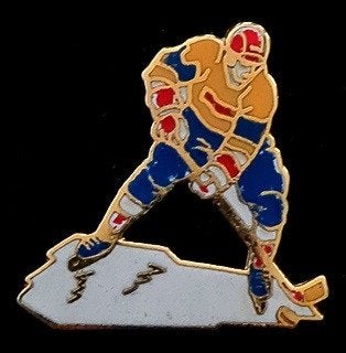 IJshockeyspeler pin- emaille, Verzenden, Nieuw, Sport, Speldje of Pin