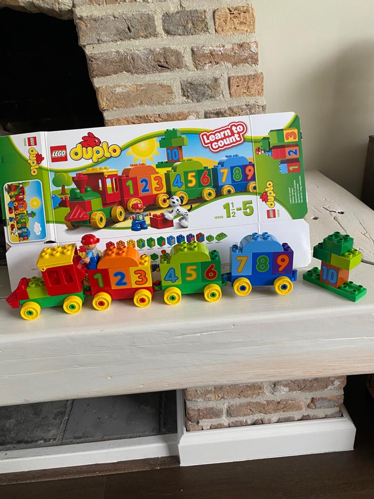 Lego Duplo Cijfertrein 10558 - Leer tellen, Overige thema's, Ophalen of Verzenden, Zo goed als nieuw, Compleet