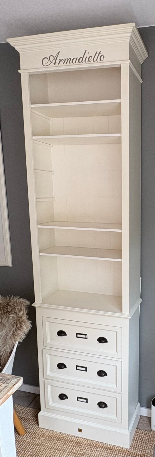 Riviera Maison Armadietto Boekenkast met Lades, Ophalen, 200 cm of meer, 50 tot 100 cm, Zo goed als nieuw