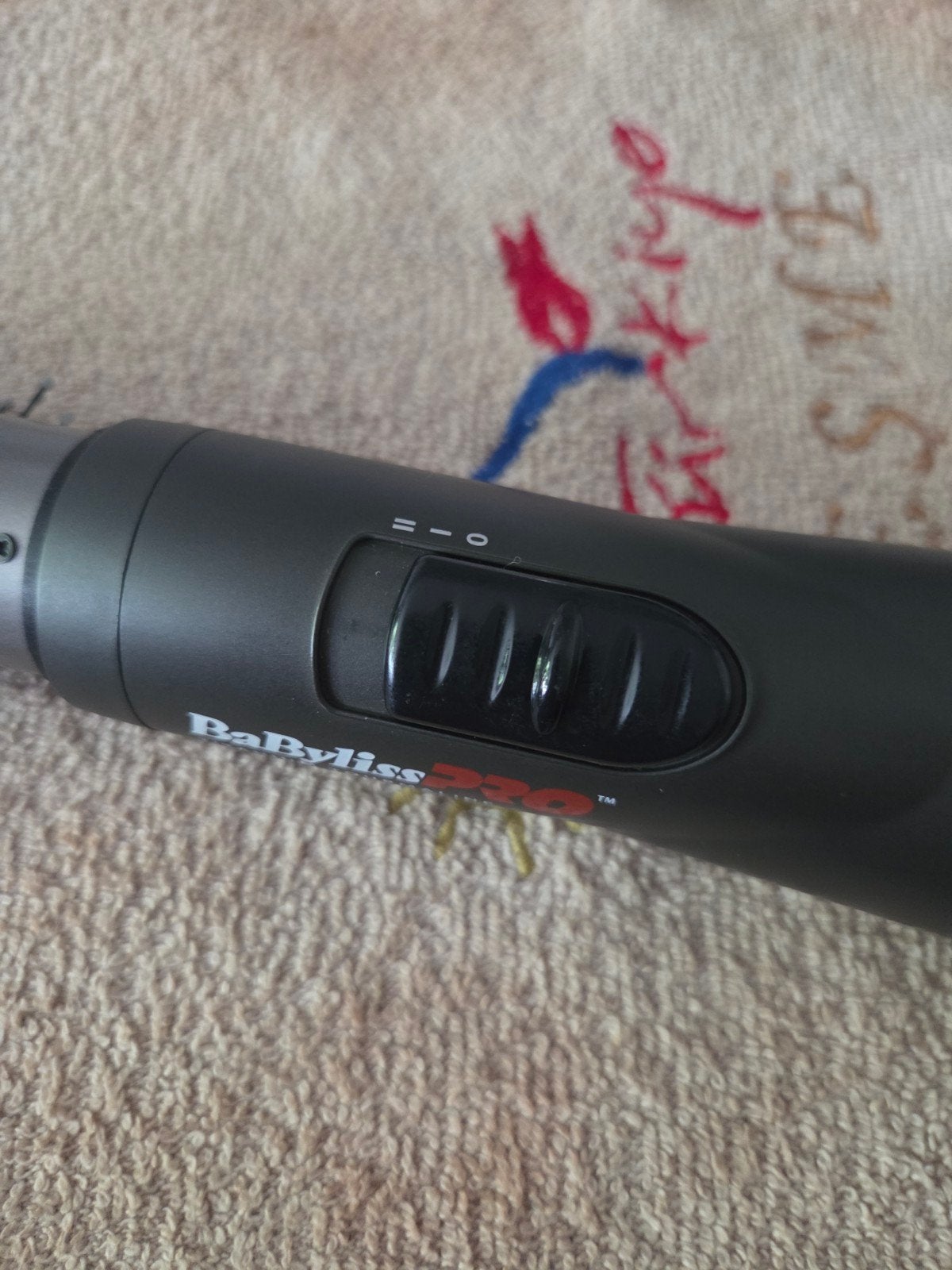 Babyliss Pro Krulborstel Titanium Tourmaline, Ophalen of Verzenden, Zo goed als nieuw, Krultang of Stijltang