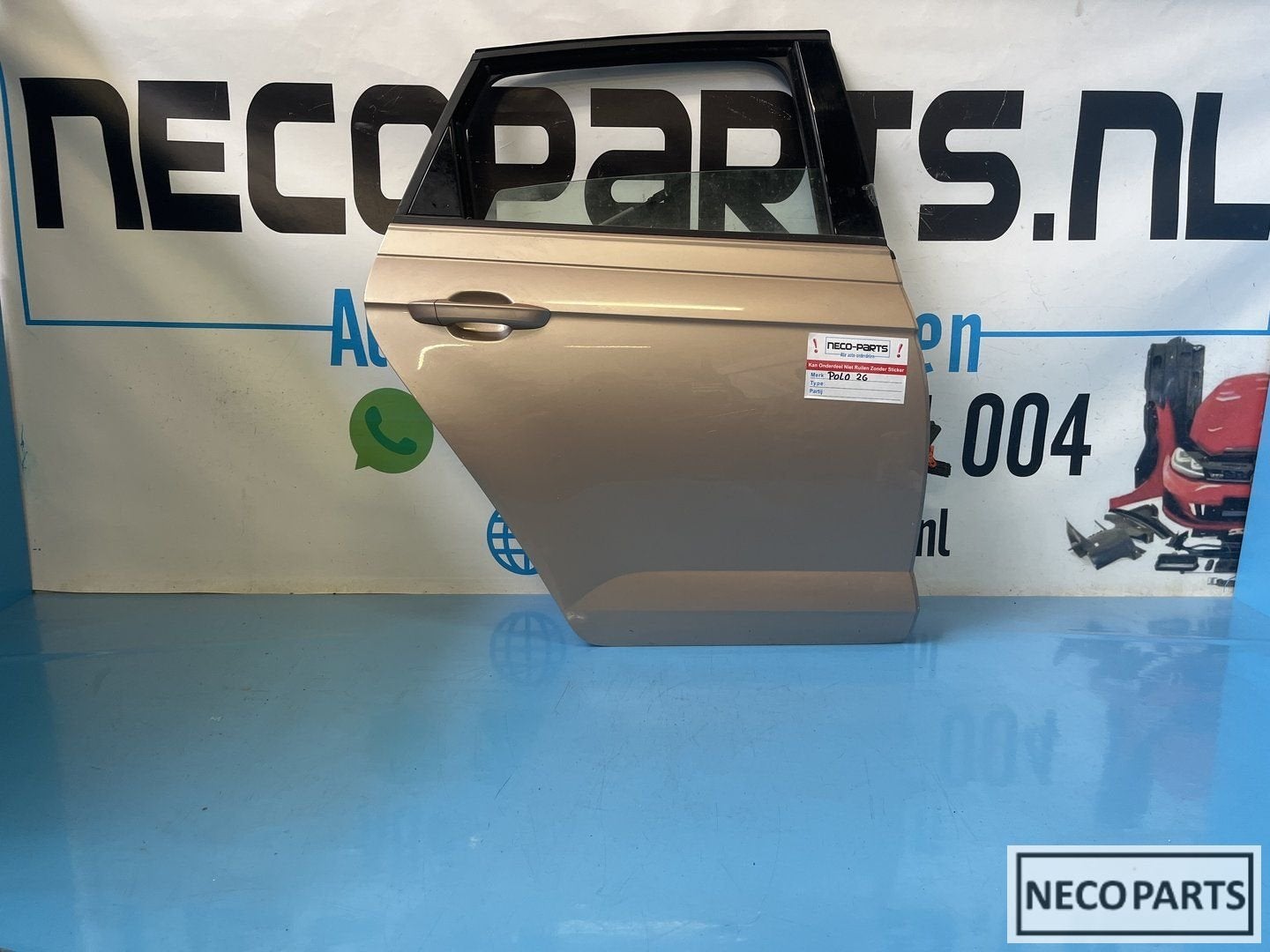 VW POLO 2G PORTIER DEUR ORIGINEEL ALLES LEVERBAAR !!!, Gebruikt, -, Volkswagen, -