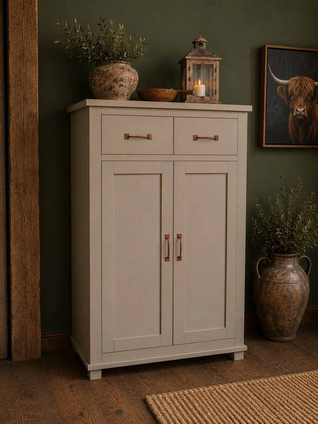 Prachtige meidenkast strak taupe, Huis en Inrichting, Muppetsmeubels@gmail.com, Middenhof 41 Rilland, Nieuw, Ophalen