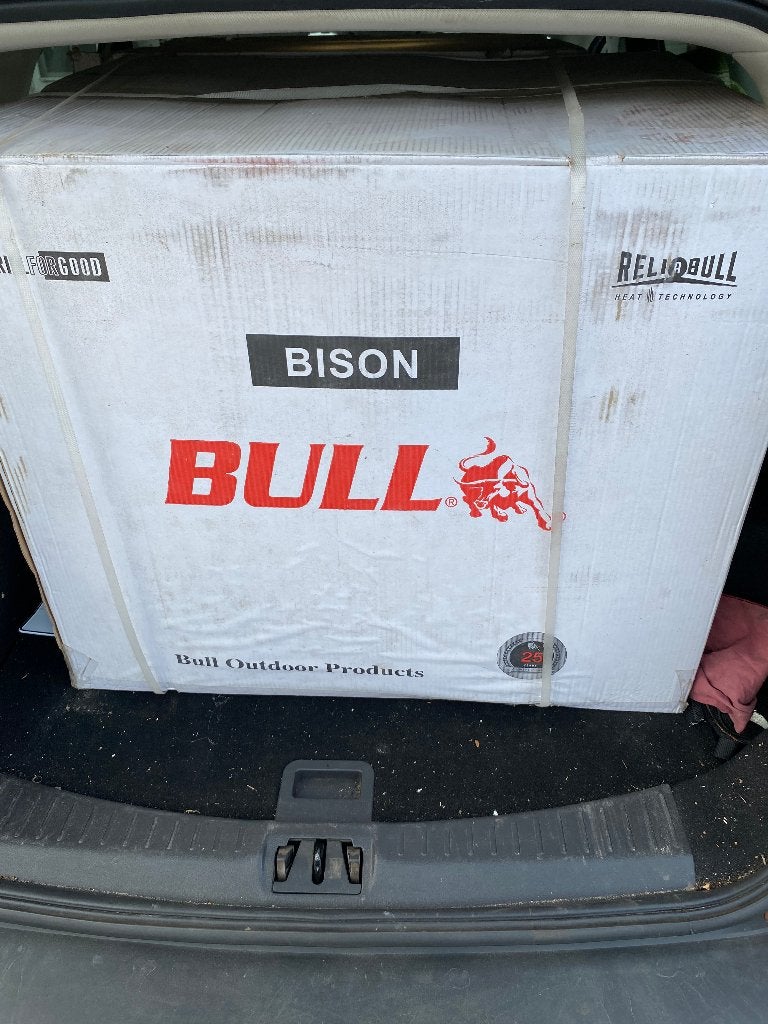 Te koop BULL bizon NIEUWE Houtskool inbouw BBQ, Ophalen, Nieuw, BULL bizon