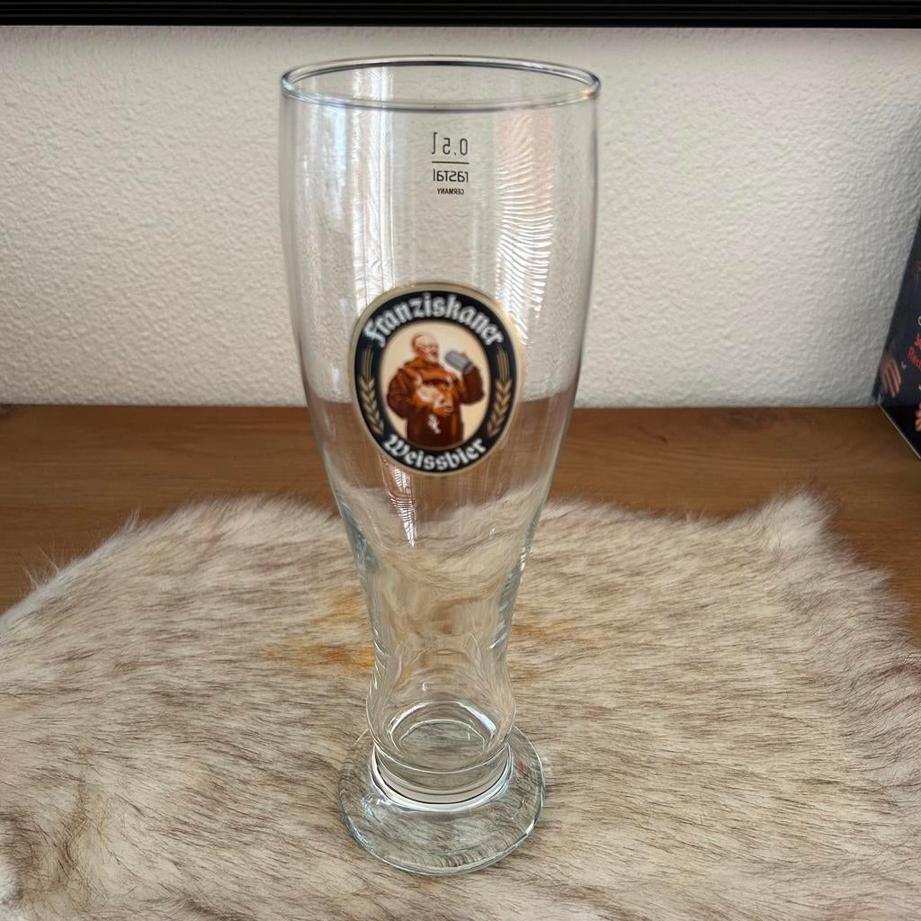 NIEUW Franziskaner Weissbier BIERGLAS 0,5 liter weizen bier, Ophalen of Verzenden, Nieuw, Glas of Glazen, Overige merken