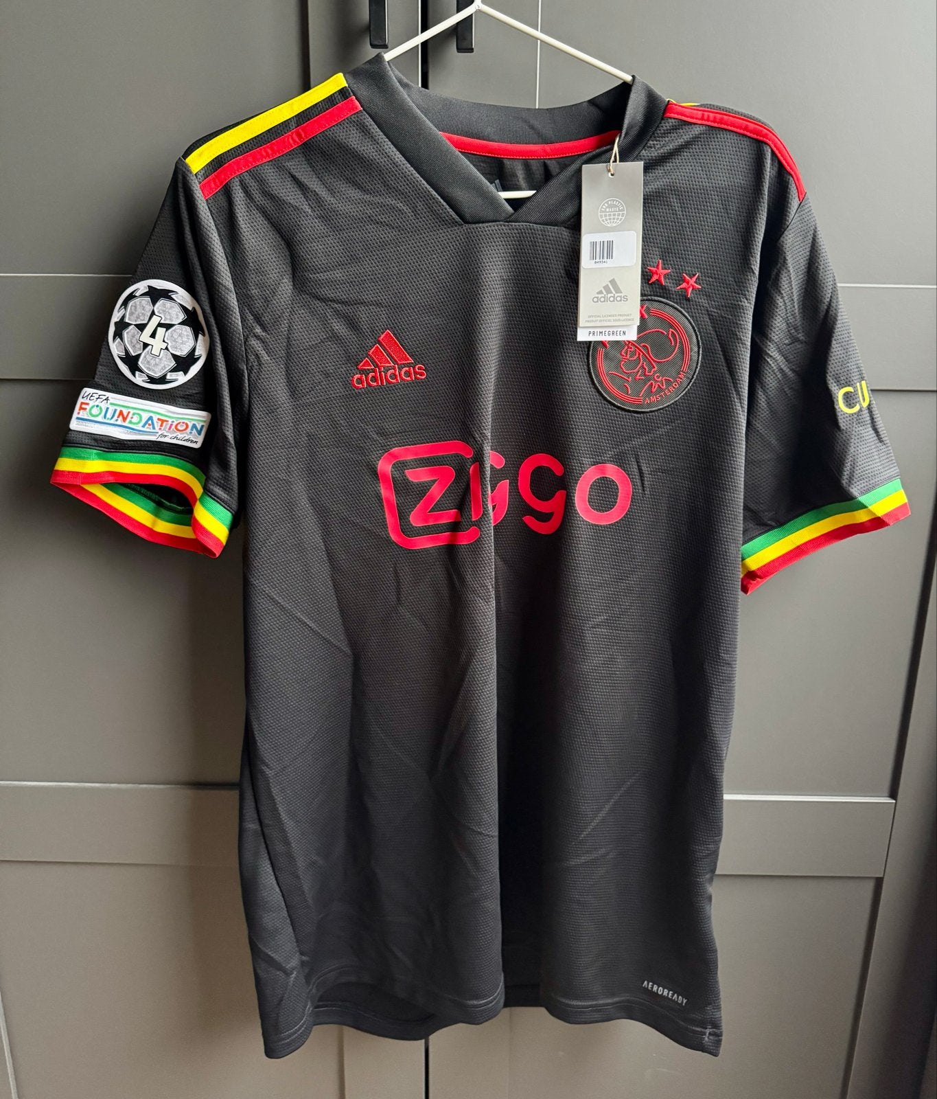 Adidas | Ajax Bob Marley 3e shirt | 2021/22 | Maat L | Nieuw, Maat L, Ophalen of Verzenden, Nieuw, Shirt