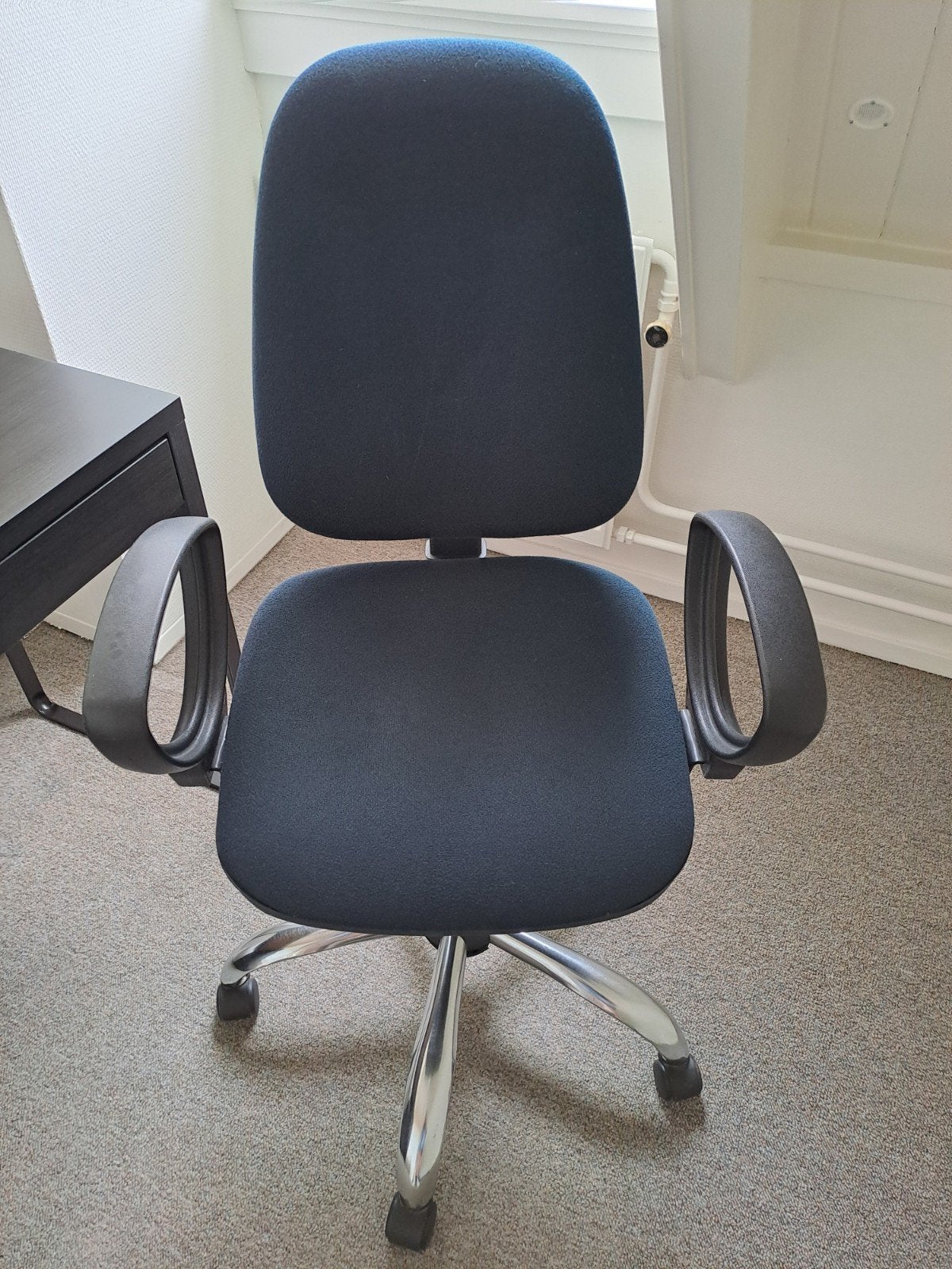 Bureaustoel, Ophalen, Gebruikt, Blauw
