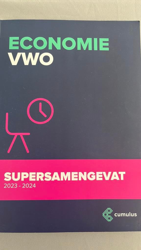 Economie VWO supersamengevat 2023/2024, Ophalen, Zo goed als nieuw, VWO, Economie
