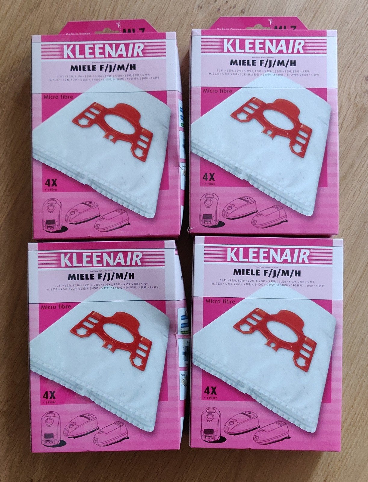 17x Kleenair MI7 stofzuigerzakken voor Miele F/J/M/H, Witgoed en Apparatuur, Ophalen of Verzenden, Nieuw, Stofzak, Miele