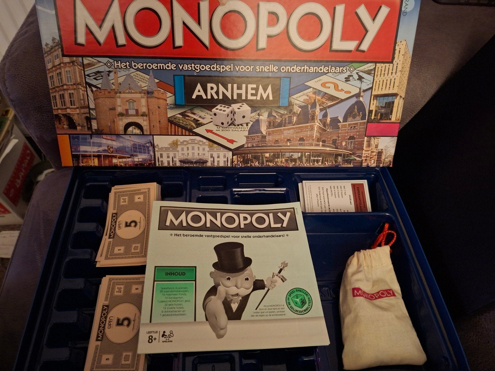 monopoly arnhem, Hobby en Vrije tijd, Ophalen, Zo goed als nieuw