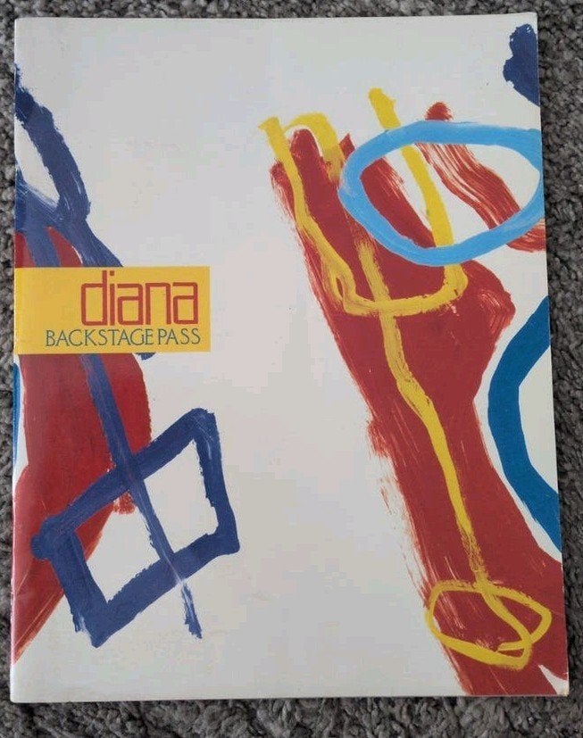 Diana Ross - Backstage pass Tour program 1989., Verzamelen, Ophalen of Verzenden, Boek, Tijdschrift of Artikel