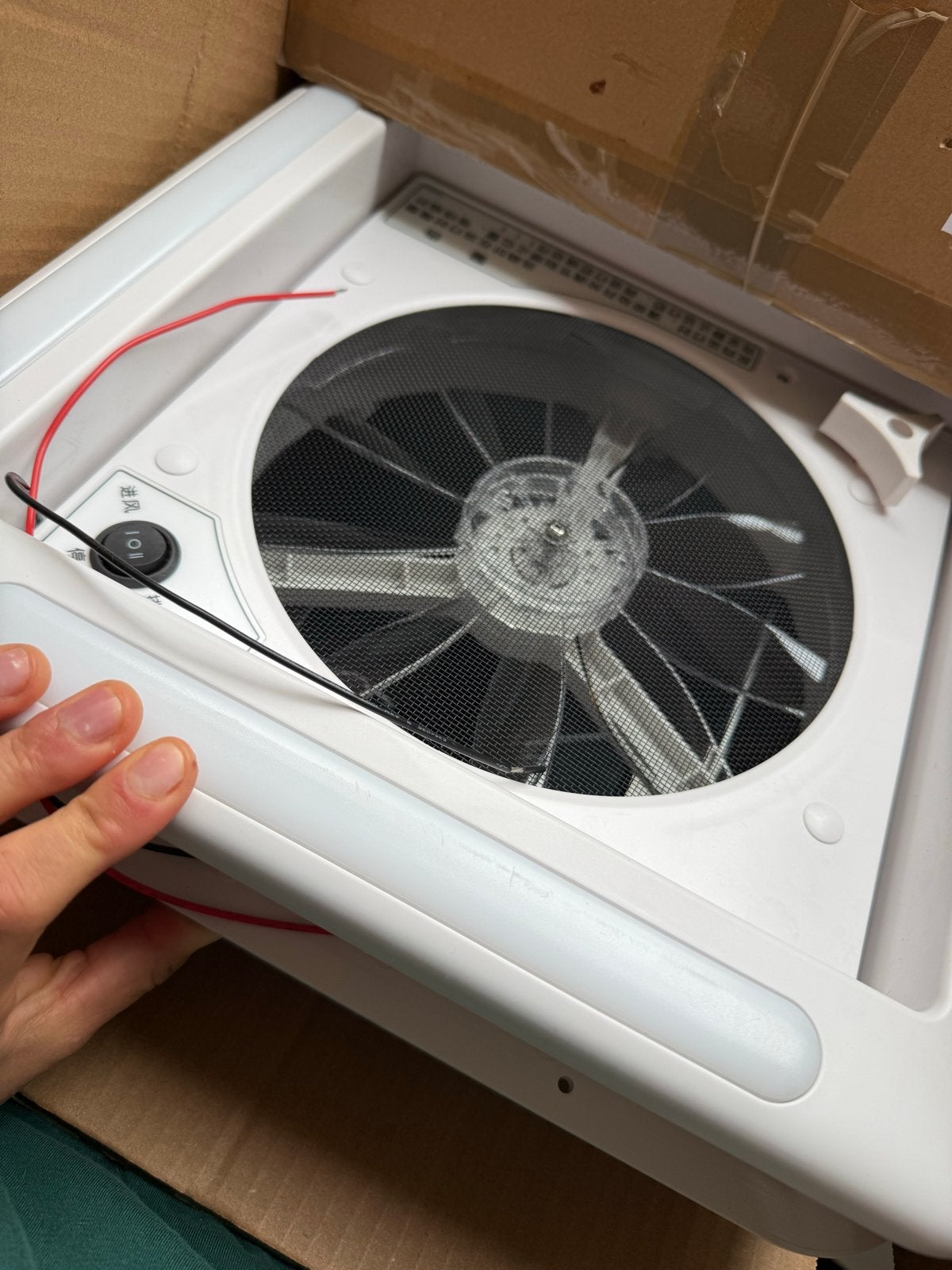 12V Dakventilator - Nieuw, Caravans en Kamperen, Camper-accessoires, Ophalen of Verzenden, Nieuw
