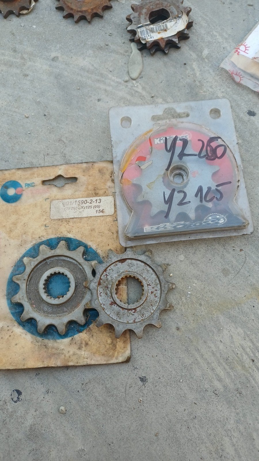Tandwielen yamaha yz 125/250, Ophalen of Verzenden, Zo goed als nieuw