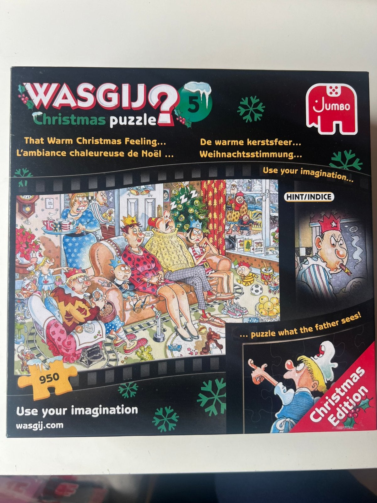 Wasgij puzzel. 950 stukjes, Ophalen, 500 t/m 1500 stukjes, Zo goed als nieuw