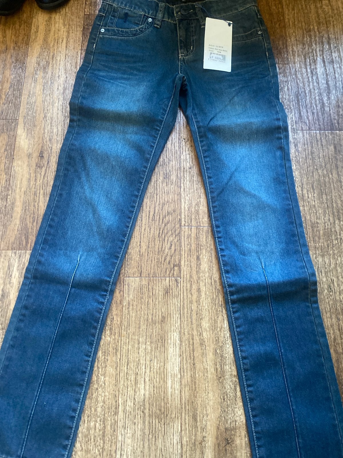 Geisha Jeans Collection Donkerblauwe Jeans Maat 164, Kleding | Dames, Ophalen of Verzenden, Nieuw, Blauw, Overige jeansmaten
