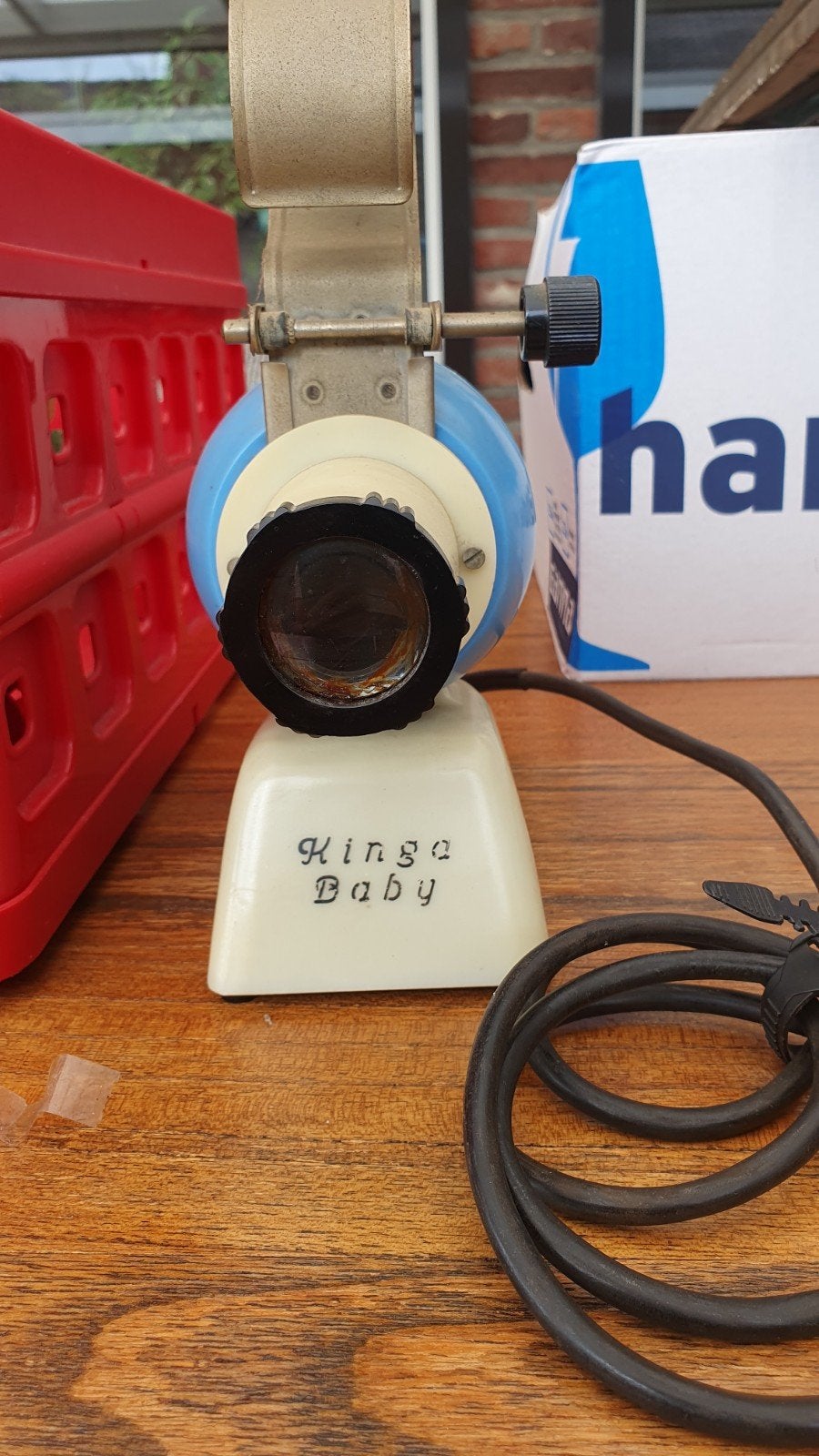 Kinga Baby projector vintage, Ophalen