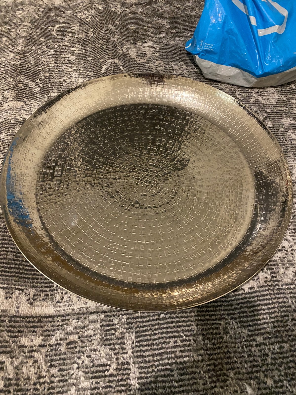 Grote Mooie Dienblad. (50 cm), Huis en Inrichting, Ophalen, Rond, Zo goed als nieuw, Dienblad