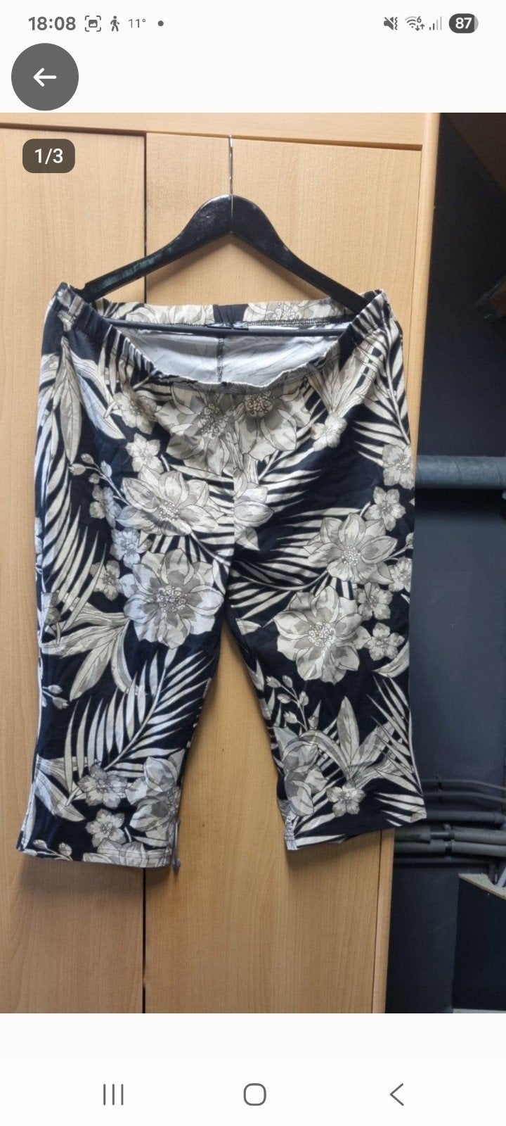 Comfortabele driekwart legging Bonprix maat 48/50, Bonprix, Ophalen of Verzenden, Gedragen, Meerkleurig