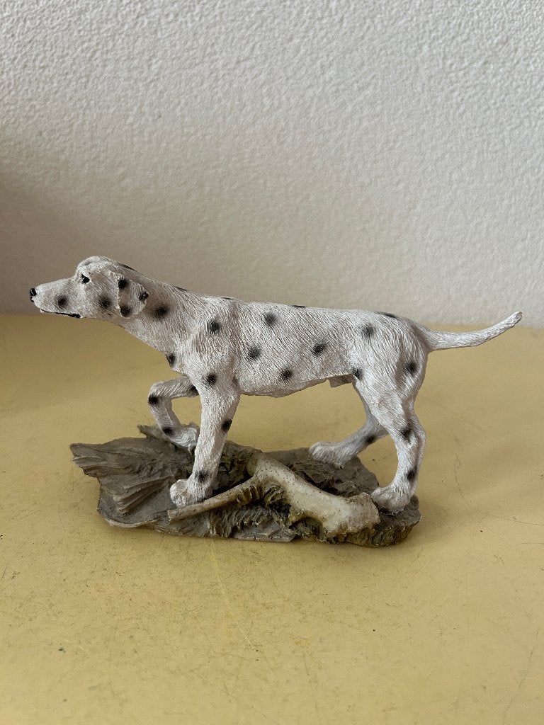 Polystone Beeldje Dalmatiër - Vintage Hondenbeeld (19x10cm), Verzamelen, Beelden en Beeldjes, Ophalen of Verzenden, Zo goed als nieuw
