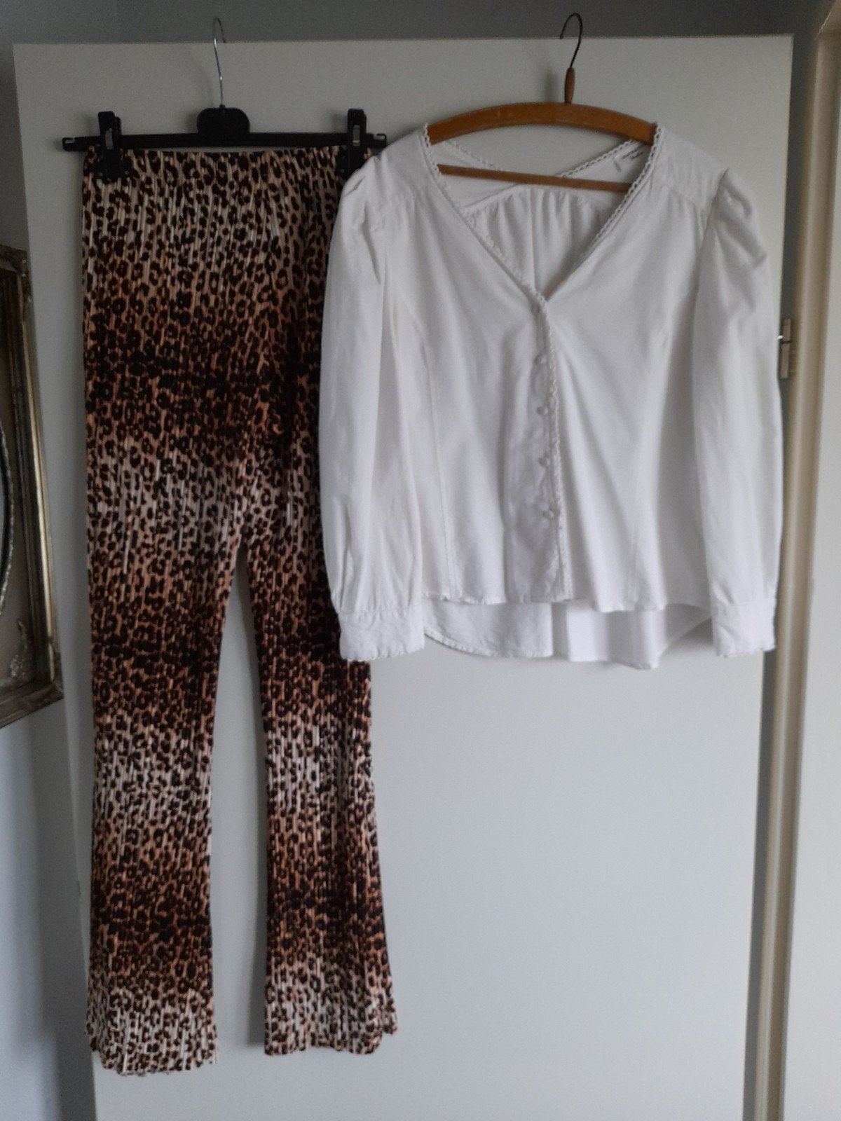 Dames broek +broek mt M, Maat 38/40 (M), Overige typen, Bruin, Ophalen of Verzenden