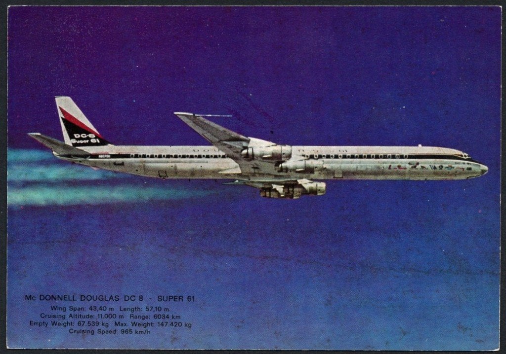 Mc Donnell Douglas DC8 - Super 61, Verzenden, 1960 tot 1980, Ongelopen, Voertuig