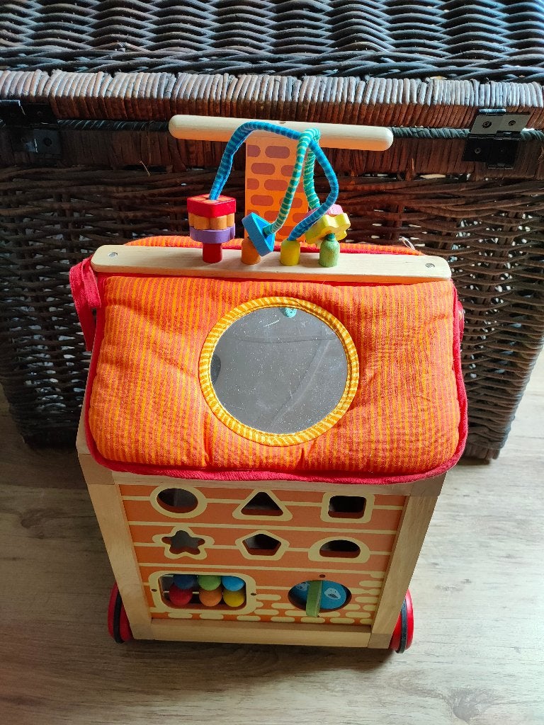 Loopwagen I'am toy, Ophalen, Gebruikt, Duw- of Trekspeelgoed