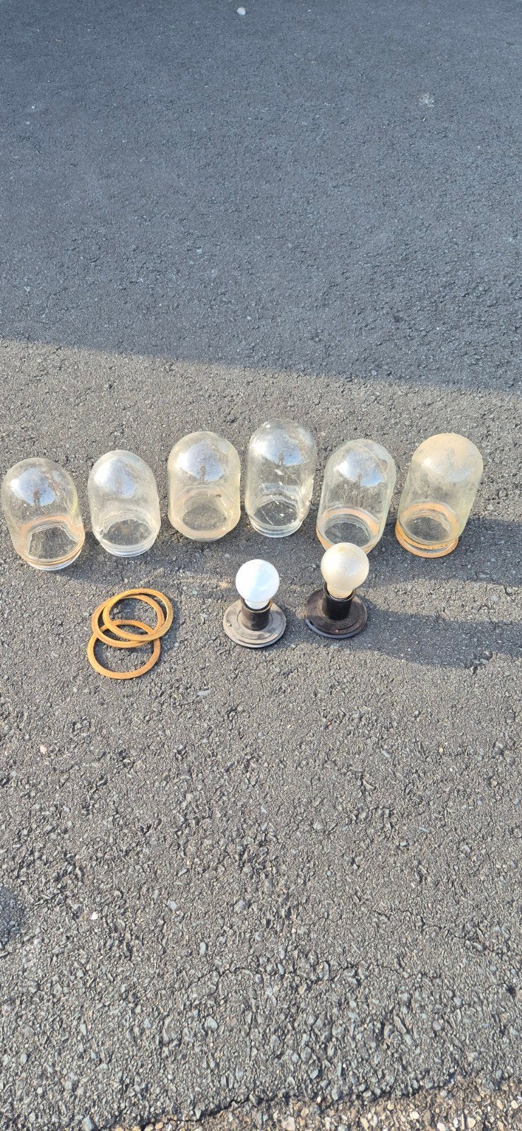 Schutglas, Ophalen
